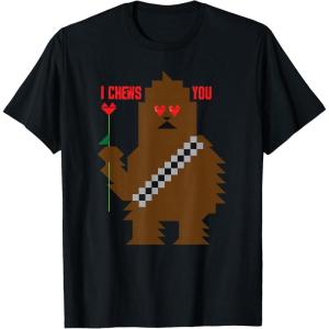 image:imageStar Wars Chewbacca I Chews You Valentines Day TShirtBlack