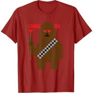 image:imageStar Wars Chewbacca I Chews You Valentines Day TShirtCranberry Red