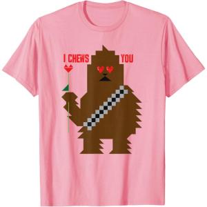 image:imageStar Wars Chewbacca I Chews You Valentines Day TShirtPink