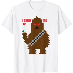 image:imageStar Wars Chewbacca I Chews You Valentines Day TShirtWhite
