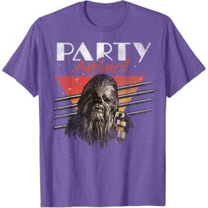 image:imageStar Wars Chewbacca Party Animal Vintage Graphic TShirt TShirtPurple Heather
