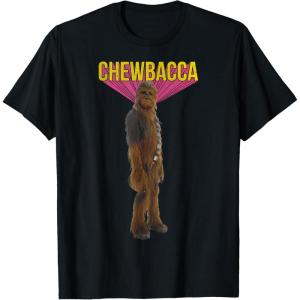 image:imageStar Wars Chewbacca Retro In Your Face Burst Graphic TShirt TShirtBlack