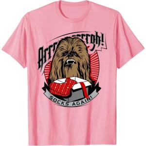 image:imageStar Wars Chewbacca Socks Again Holiday Portrait TShirtPink