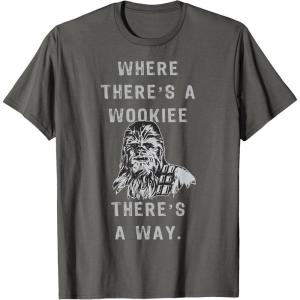 image:imageStar Wars Chewbacca The Wookiee Way Graphic TShirt TShirtAsphalt Grey