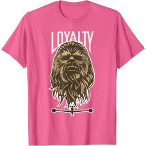 image:imageStar Wars Chewbacca Wookie Rebel Loyalty TShirt TShirtPink Heather