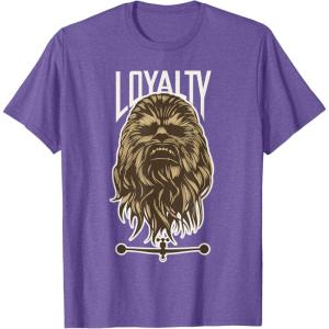 image:imageStar Wars Chewbacca Wookie Rebel Loyalty TShirt TShirtPurple Heather