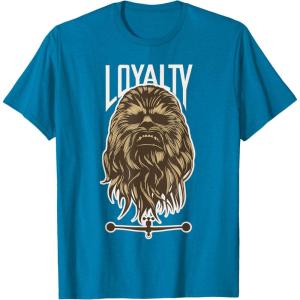 image:imageStar Wars Chewbacca Wookie Rebel Loyalty TShirt TShirtSapphire Blue