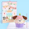 image:imageLovepop Everyday Star Wars Chewbacca Plushpop Soft Animal PopUp Card for Her and Him  3D Greeting Card for Boys Girls Men Women  Best in the Galaxy  6 x 8 CardLets Pawty Birthday Dog Plushpop
