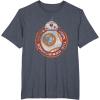 image:imageStar Wars BB8 Episode 7 Join the Resistance Graphic TShirt TShirtHeather Blue