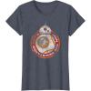 image:imageStar Wars BB8 Episode 7 Join the Resistance Graphic TShirt TShirtHeather Blue