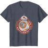 image:imageStar Wars BB8 Episode 7 Join the Resistance Graphic TShirt TShirtHeather Blue
