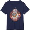 image:imageStar Wars BB8 Episode 7 Join the Resistance Graphic TShirt TShirtNavy Blue