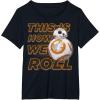 image:imageStar Wars BB8 How We Roll Graphic TShirt TShirtBlack