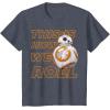 image:imageStar Wars BB8 How We Roll Graphic TShirt TShirtHeather Blue