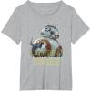 image:imageStar Wars BB8 Lighter Episode 7 Graphic TShirt TShirtHeather Grey