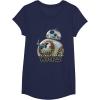 image:imageStar Wars BB8 Lighter Episode 7 Graphic TShirt TShirtNavy Blue