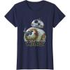 image:imageStar Wars BB8 Lighter Episode 7 Graphic TShirt TShirtNavy Blue