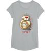 image:imageStar Wars BB8 Mine Heart Eyes TShirtHeather Grey