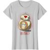 image:imageStar Wars BB8 Mine Heart Eyes TShirtSilver Grey