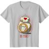 image:imageStar Wars BB8 Mine Heart Eyes TShirtSilver Grey