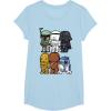image:imageStar Wars Boba Trooper Vader Chewie Chibi Graphic TShirt TShirtBaby Blue