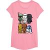 image:imageStar Wars Boba Trooper Vader Chewie Chibi Graphic TShirt TShirtPink