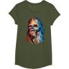 image:imageStar Wars Chewbacca Awesome Geometric Style Chewie Portrait TShirtOlive Green