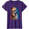 image:imageStar Wars Chewbacca Awesome Geometric Style Chewie Portrait TShirtPurple