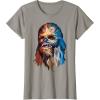 image:imageStar Wars Chewbacca Awesome Geometric Style Chewie Portrait TShirtSlate Grey