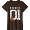 image:imageStar Wars Chewbacca Chewie Wookie Jersey TShirt TShirtBrown