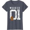 image:imageStar Wars Chewbacca Chewie Wookie Jersey TShirt TShirtHeather Blue