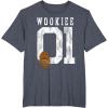 image:imageStar Wars Chewbacca Chewie Wookie Jersey TShirt TShirtHeather Blue