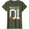 image:imageStar Wars Chewbacca Chewie Wookie Jersey TShirt TShirtOlive Green