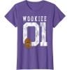image:imageStar Wars Chewbacca Chewie Wookie Jersey TShirt TShirtPurple Heather