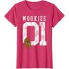 image:imageStar Wars Chewbacca Chewie Wookie Jersey TShirt TShirtRed Heather