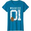 image:imageStar Wars Chewbacca Chewie Wookie Jersey TShirt TShirtSapphire Blue