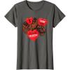 image:imageStar Wars Chewbacca Chews You Heart Valentines Day TShirtAsphalt Grey