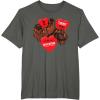 image:imageStar Wars Chewbacca Chews You Heart Valentines Day TShirtAsphalt Grey