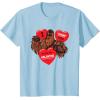 image:imageStar Wars Chewbacca Chews You Heart Valentines Day TShirtBaby Blue
