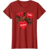 image:imageStar Wars Chewbacca Chews You Heart Valentines Day TShirtCranberry Red