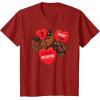 image:imageStar Wars Chewbacca Chews You Heart Valentines Day TShirtCranberry Red
