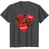image:imageStar Wars Chewbacca Chews You Heart Valentines Day TShirtDark Heather Grey