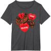 image:imageStar Wars Chewbacca Chews You Heart Valentines Day TShirtDark Heather Grey