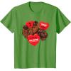 image:imageStar Wars Chewbacca Chews You Heart Valentines Day TShirtGrass Green