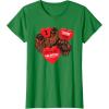 image:imageStar Wars Chewbacca Chews You Heart Valentines Day TShirtKelly Green
