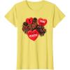image:imageStar Wars Chewbacca Chews You Heart Valentines Day TShirtLemon Yellow