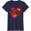 image:imageStar Wars Chewbacca Chews You Heart Valentines Day TShirtNavy Blue