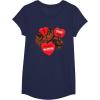 image:imageStar Wars Chewbacca Chews You Heart Valentines Day TShirtNavy Blue