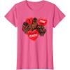 image:imageStar Wars Chewbacca Chews You Heart Valentines Day TShirtPink Heather