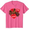image:imageStar Wars Chewbacca Chews You Heart Valentines Day TShirtPink Heather